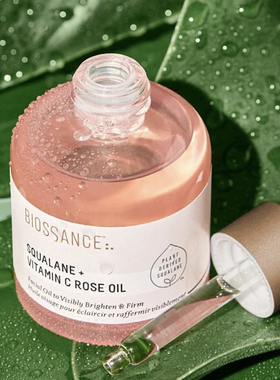 Biossance角鲨烷玫瑰精油保湿