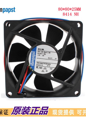 8414NH风扇 全新德国直流风扇 24V  2.4W 8025变频器高端设备风扇