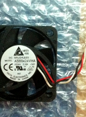 原装台达 4010 ASB0424VHA DC24V 0.16A-7J01 4CM 变频器散热风扇