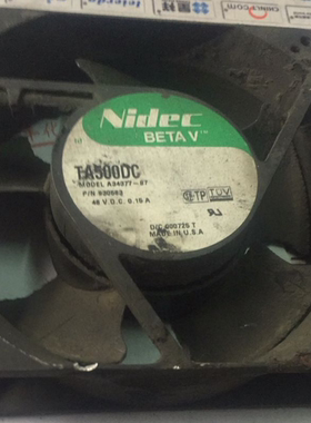 NIDEC A34377-87 TA500DC 930583 48V 0.15A 12738 13CM散热风扇