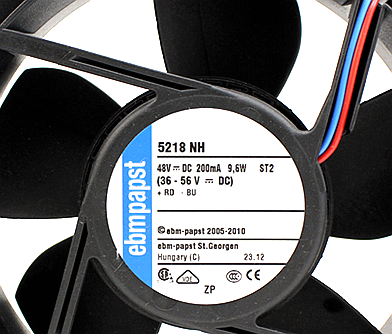 全新ebmpapst风机5218nh 12738 48v 9.6w 12.7厘米高端散热风扇