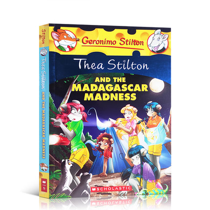 现货 英文原版书 女老鼠记者系列 Thea Stilton and the Madagascar Madness：A Geronimo Stilton Adventure Thea Stilton 24 书籍/杂志/报纸 儿童读物原版书 原图主图