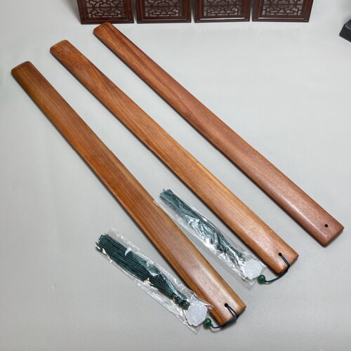 檀木戒尺教鞭 国学传统文具教师家用文教尺中式木质工艺把玩摆件