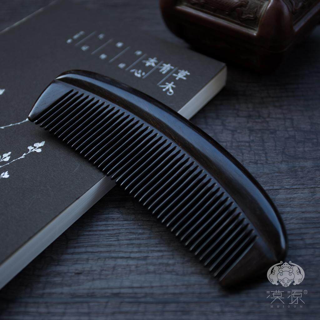天然紫光檀黑檀木梳子男士专用父亲节实用生日礼物送爸爸男友老公
