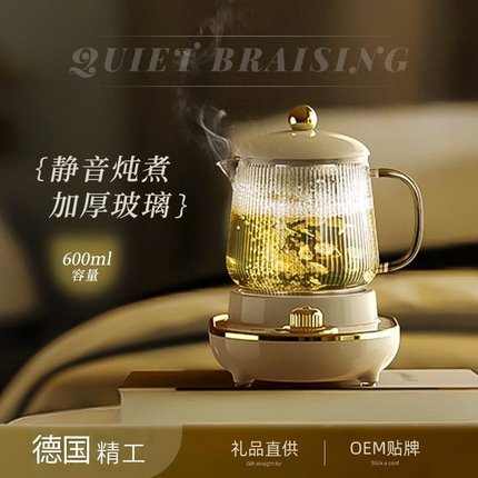 德国精工花茶壶家用烧水杯煮茶专用办公室养生壶迷你小型便携
