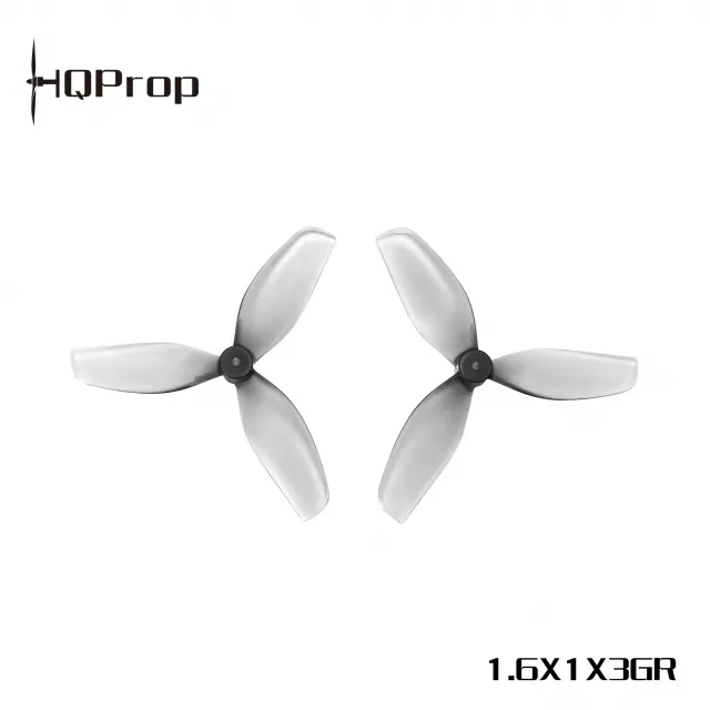 HQprop Ultralight whoop Prop1.6X1X3(40MM)-1MM (2正2反)
