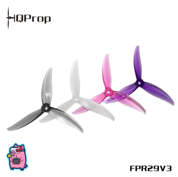 HQProp 花猪联名款R29V3 （2正2反）竞速