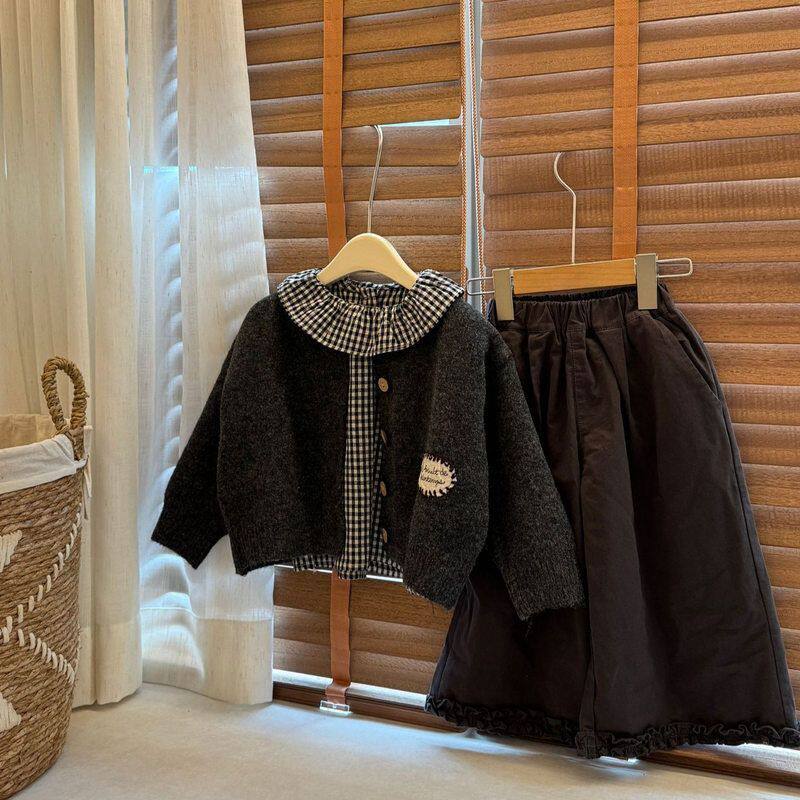 2025秋季新款女童洋气时髦针织开衫儿童女孩韩系百搭毛衣外套上衣,童装/婴儿装/亲子装,毛衣/针织衫,淘宝优惠券,粉丝福利购,淘宝优惠卷
