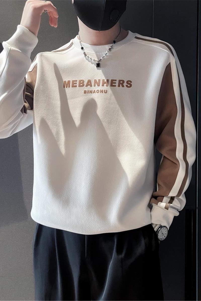 WY13-P58控78春秋款潮流社会小伙卫衣男套头印花,男装卫衣,电商B363-1