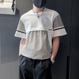 TX01-P58控78夏季新款社会小伙店主风短袖T恤男，男装T恤，电商B363-1