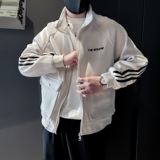 JK19-P108控148白色社会小伙店主风假两件夹克外套，男装夹克，电商B363-1