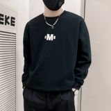 WY21-P58控78黑色春秋款潮流社会小伙卫衣男套头印花，男装卫衣，电商B363-1