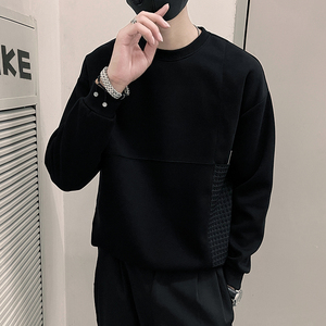 WY14-P68春秋款潮流社会小伙卫衣男套头印花图片