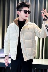 CF06 P128男士冬季棉服加厚棉衣冬装高级感潮男痞帅外套图片