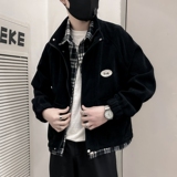 JK18-P118控158痞帅2024新款社会小伙店主风假两件夹克外套，男装夹克，电商B363-1
