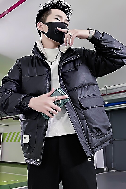 CF09P138冬季新款棉衣2024新款翻领棉服,男装棉衣,电商B363-1