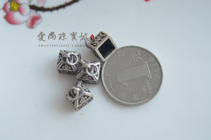 펜던트 레트로 젖빛 네 신사 매화 난초 대나무와 국화 팔찌 펜던트 DIY  액세서리 팔찌