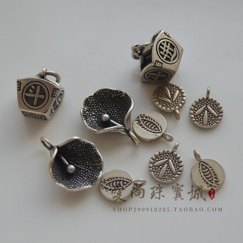 PENDANT RETRO FROSTED SMALL LEAVES SMALL FISH DAY IN THE GOLD DIY  JEWELRY ACCESSORIES PENDANT