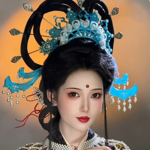 宋冠原创设计古风神仙汉服头饰3d打印发饰汉服仕女配饰