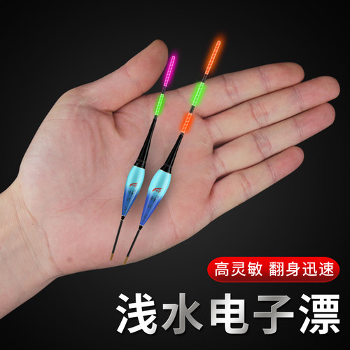 神眸纳米浅水浮漂短小鱼漂