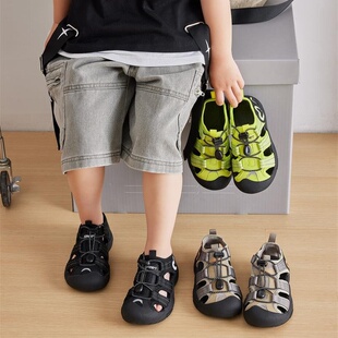 儿童包头凉鞋2025夏季新款男童户外时尚百搭女童溯溪鞋沙滩鞋童鞋