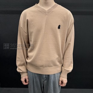 针织线衫 ZIOSONGZIO韩国代购 米色V领套头长袖 韩版 休闲 2026年春季