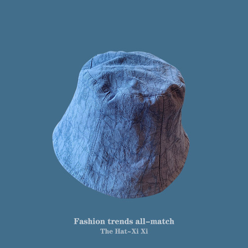 日本小众风设计雪纺薄款水桶帽