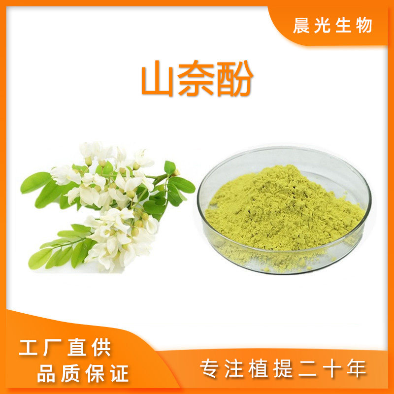 山奈酚98% 山奈槐角提取 山柰酚10G/袋520-18-3 源头工厂现货包邮