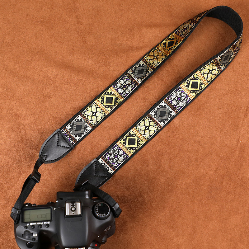 刺绣民族风相机背带单反相机肩带可斜挎