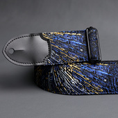 原创烟花易冷通用吉他背带适用各种电吉他贝斯民谣木吉他琴带肩带