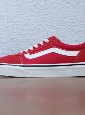 老万VANS范斯 MN Ward经典红白轻便休闲男子低帮板鞋VN0A5HTSBOP