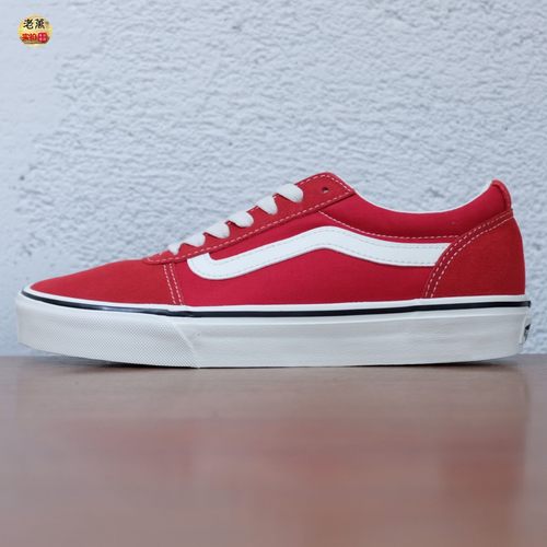 范斯男女同款低帮帆布鞋