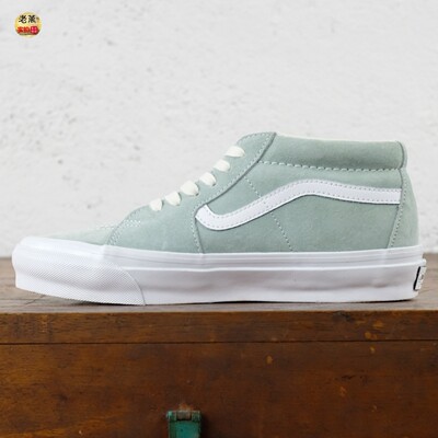 老万VANS范斯SK8 MID REISSUE中帮翻毛皮男休闲滑板鞋VN000CQQCPG