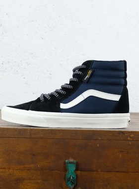 老万VANS范斯 Faulkner酷感黑美式经典薄绒男女板鞋 VN000CMXLKZ