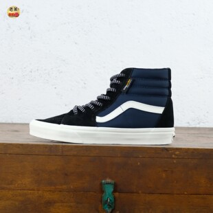 老万VANS范斯 Faulkner酷感黑美式经典薄绒男女板鞋 VN000CMXLKZ