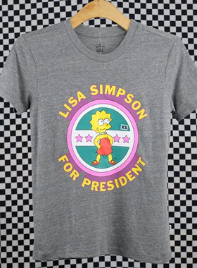 老万VANS范斯女子休闲运动灰色印花圆领夏季T恤短袖 VN0A4V4B17G