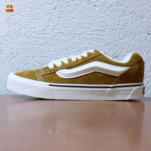 vans范斯棕色厚鞋舌休闲鞋
