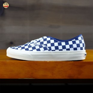 Authentic 老万Vans Classics 蓝白棋盘格低帮帆布鞋 VN0A5KS94M0