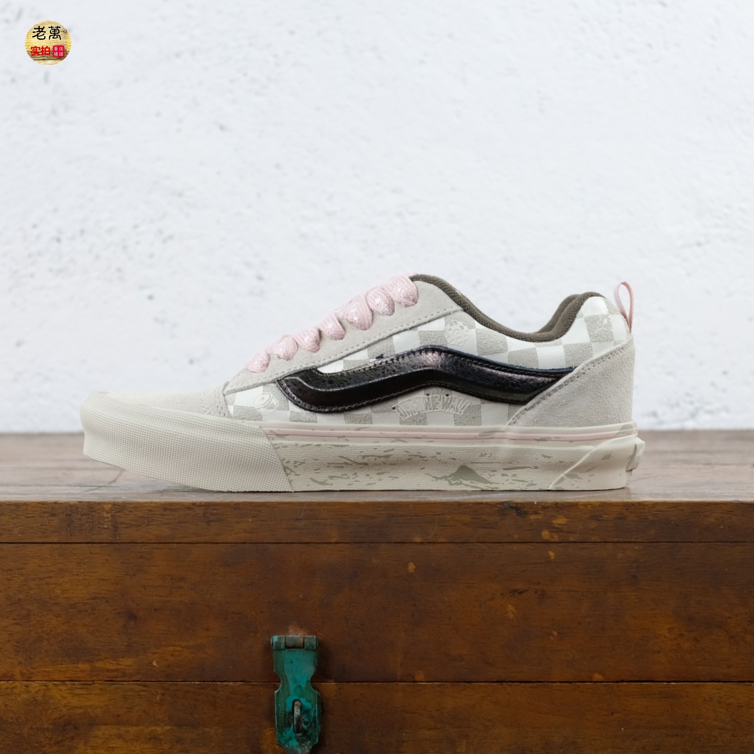 老万VANS男女鞋Knu Skool面包鞋美式复古低帮滑板鞋VN000EE6H11