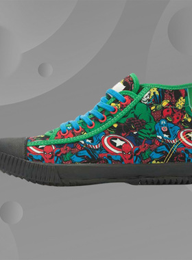 Lining/李宁正品漫威系列女子时尚潮流透气高帮运动休闲鞋ALAK124