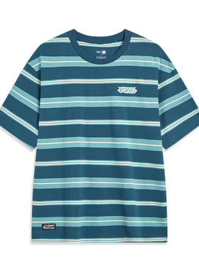 Lining/李宁正品OG_SLICK联名款男子圆领吸汗宽松休闲短袖AHST479