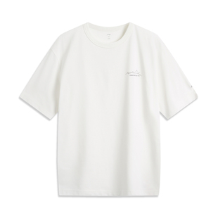 T恤ATSU779 简约透气凉感吸湿排汗运动短袖 李宁正品 CF溯男女同款