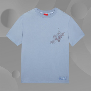 宽松短袖 X故宫·宝蕴楼联名男子时尚 T恤AHSQ669 李宁正品 Lining