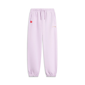 Lining YKLU012 儿童针织宽松百搭束脚运动长裤 李宁正品 2024新款