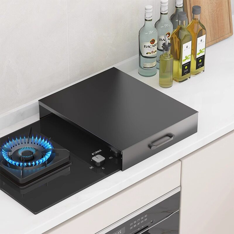 煤气灶盖板罩厨房置物架灶台电磁炉挡油盖板燃气托锅收纳底座支架