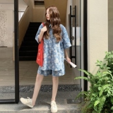 碎花牛仔套装3010P190-K268，女装套装/套裙，2C106