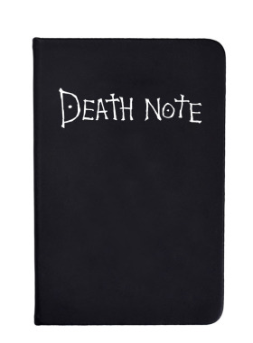 死亡笔记本deathnote记事本动漫日记本潮流黑色磨砂写字本学生