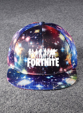欧美电竞堡垒之夜Fortnite帽子韩版潮流鸭舌帽遮阳帽周边应援星空