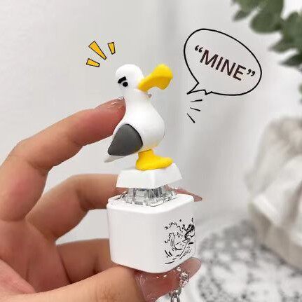 mine海鸥语音发光解压钥匙扣