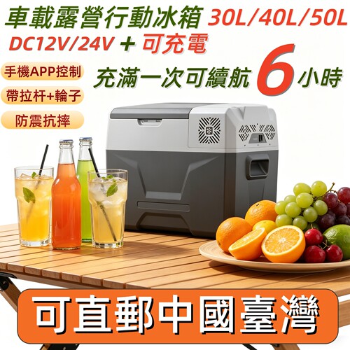 鋰電移動冰箱110伏可充電+台湾用